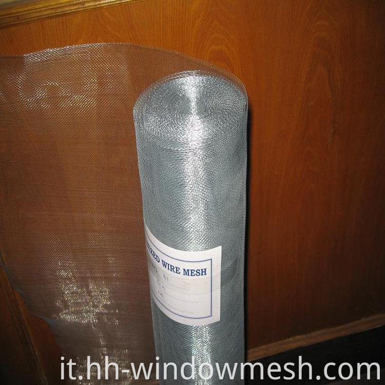 Produzione di fabbrica che produce antigheto a zanzara in alluminio in alluminio Schermata della finestra di mosca in rete